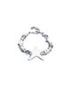 Unode50 UNOde50 Silver Tone Bracelet with Blue Faceted Crystals and Star - 1