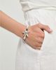Unode50 UNOde50 Silver Tone Bracelet with Blue Faceted Crystals and Star - 4