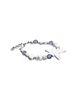 Unode50 UNOde50 Silver Tone Bracelet with Blue Faceted Crystals and Star - 5