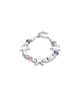 Unode50 UNOde50 Silver Tone Multicolor Faceted Crystal Bracelet - 1