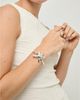 Unode50 UNOde50 Silver Tone Rigid Star Bangle Bracelet - 6
