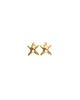 UNODE50 UNODE50 Small Gold-tone Star Earrings  - 1