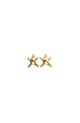 UNODE50 UNODE50 Small Gold-tone Star Earrings 