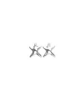 Unode50 UNOde50 Small Silver tone Star Earrings