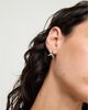 Unode50 UNOde50 Small Silver tone Star Earrings - 2