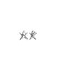 Unode50 UNOde50 Small Silver tone Star Earrings - 3