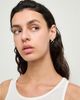 Unode50 UNOde50 Small Silver tone Star Earrings - 4