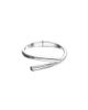 Unode50 UNOde50 Sterling Silver-Plated Bracelet in the Shape of Crossed Tubes - 1