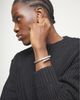 Unode50 UNOde50 Sterling Silver-Plated Bracelet in the Shape of Crossed Tubes - 2
