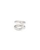 UNODE50 UNODE50 Sterling Silver-Plated Curvilinear Ring  - 1