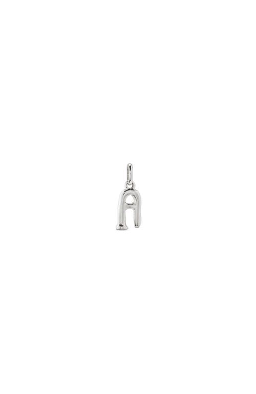 UNODE50 UNODE50 Sterling Silver-Plated Letter A Charm 