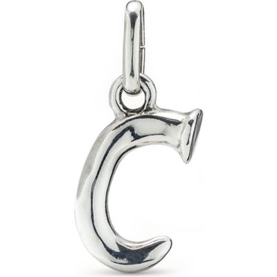 UNODE50 UNODE50 Sterling Silver-Plated Letter C Charm 