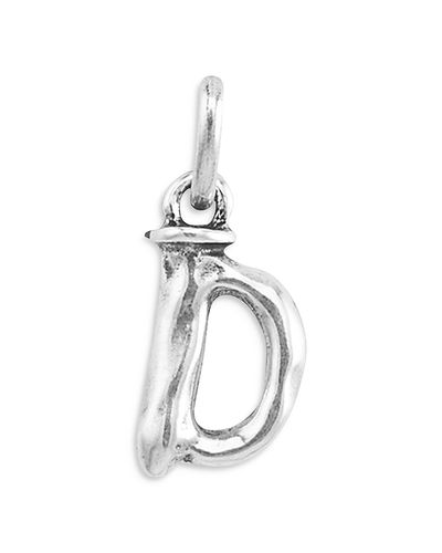Unode50 UNOde50 Sterling Silver-Plated Letter Charm
