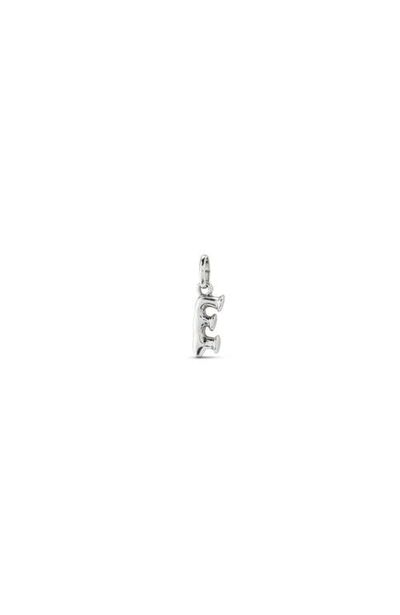 UNODE50 UNODE50 Sterling Silver-Plated Letter E Charm 