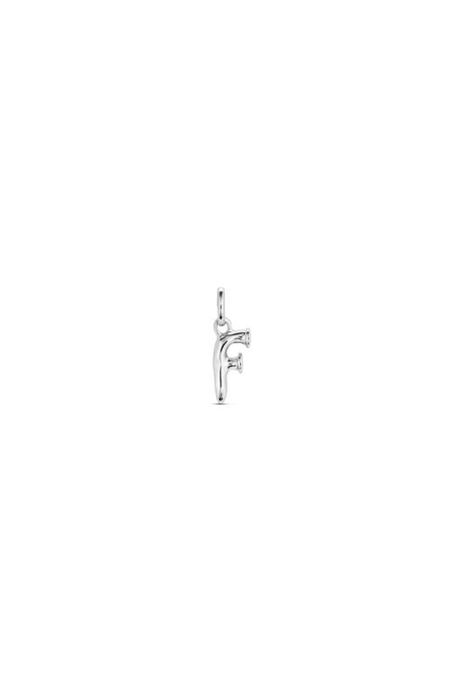 UNODE50 UNODE50 Sterling Silver-Plated Letter F Charm 
