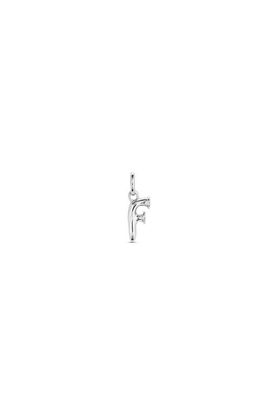 UNODE50 UNODE50 Sterling Silver-Plated Letter F Charm 