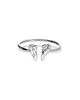 Unode50 UNOde50 Sterling Silver-Plated Rigid Bracelet with Wing Detail at the Ends - 1