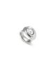 Unode50 UNOde50 Sterling Silver-Plated Ring with Crystal - 1