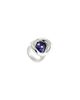 Unode50 UNOde50 Sterling Silver-Plated Ring with Purple Crystal - 1