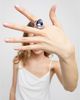 Unode50 UNOde50 Sterling Silver-Plated Ring with Purple Crystal - 2