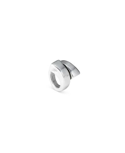 Unode50 UNOde50 Sterling Silver-Plated Spiral Ring