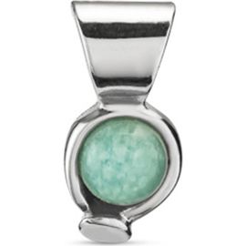 UNODE50 UNODE50 Sterling Silver and Amazonite Stone Charm 