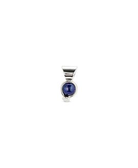 Unode50 UNOde50 Sterling Silver and Blue Stone Plated Charm