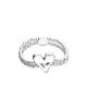 Unode50 UNOde50 Sterling Silver Plated Bracelet with Heart Detail - 1