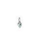 Unode50 UNOde50 Sterling Silver Plated Charm in the Shape of a Heart and Murano Glass - 2