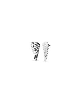 Unode50 UNOde50 Sterling Silver Plated Earrings in the Shape of Wings