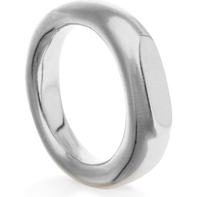 UNODE50 UNODE50 Sterling Silver Plated Geometric Ring 