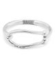 Unode50 UNOde50 Sterling Silver Plated Rigid Bracelet with Large Link and Inner Spring - 1