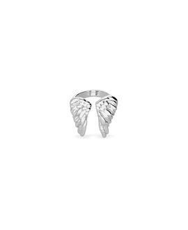 Unode50 UNOde50 Sterling Silver Plated Ring in the Shape of Wings
