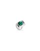 Unode50 UNOde50 Sterling Silver Plated Ring with Green Crystal - 1