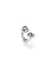Unode50 UNOde50 Sterling Silver Plated Ring with White Crystal - 4