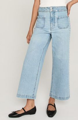 Unpublished Unpublished Gemma VIP Crop Wide Leg Jeans