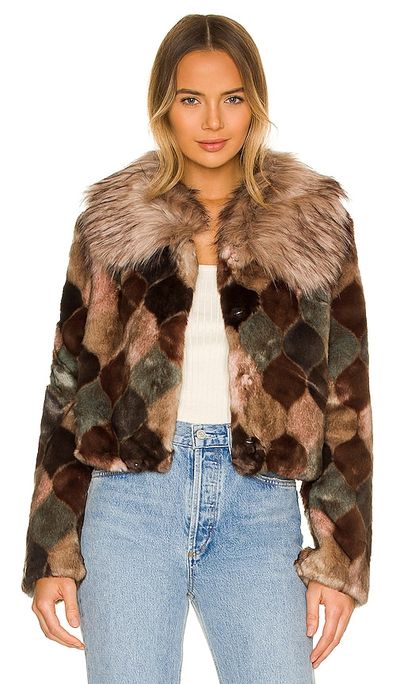 Unreal Fur Unreal Fur Casablanca Faux Fur Jacket