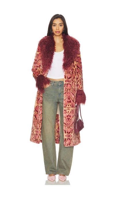 Unreal Fur Unreal Fur Cuvee Rose Coat