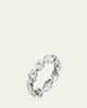Unsaid Armor Eternity Diamond Band in 18K White Gold - 2