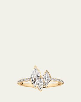 Unsaid Flame Lab-Grown Diamond Pave Ring