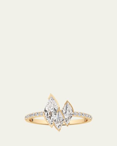 Unsaid Flame Lab-Grown Diamond Pave Ring
