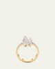 Unsaid Flame Lab-Grown Diamond Pave Ring - 2