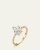 Unsaid Flame Lab-Grown Diamond Pave Ring - 3