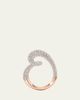 Unsaid Whirlwind Half Lab-Grown Diamond Pave Ring in 18K Rose Gold - 1
