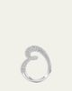Unsaid Whirlwind Half Lab-Grown Diamond Pave Ring in 18K White Gold - 1