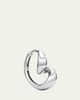 Unsaid Whirlwind Hoop Earrings in 18K White Gold - 1