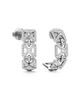 Unsaid Women's Armor 18K White Gold & 0.79 TCW Lab-Grown Diamond Mini Hoop Earrings - 2
