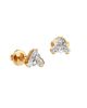 Unsaid Women's Meta 18K Gold & 1.40 TCW Lab-Grown Diamond Trillion Stud Earrings - 1