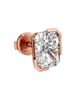 Unsaid Women's Meta 18K Rose Gold & 2.08 TCW Lab-Grown Diamond Radiant-Cut Stud Earrings - 3