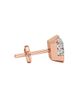 Unsaid Women's Meta 18K Rose Gold & 2.08 TCW Lab-Grown Diamond Radiant-Cut Stud Earrings - 4